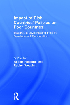 Couverture de l’ouvrage Impact of Rich Countries' Policies on Poor Countries