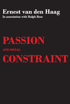 Couverture de l’ouvrage Passion and Social Constraint