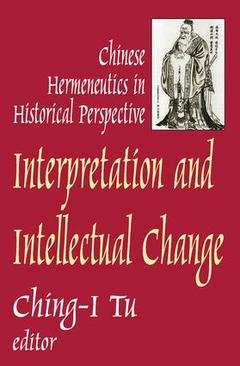 Couverture de l’ouvrage Interpretation and Intellectual Change