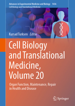 Couverture de l’ouvrage Cell Biology and Translational Medicine, Volume 20