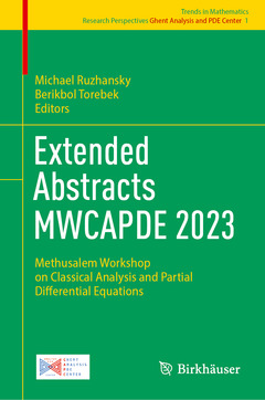 Couverture de l’ouvrage Extended Abstracts MWCAPDE 2023