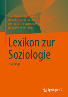 Couverture de l’ouvrage Lexikon zur Soziologie