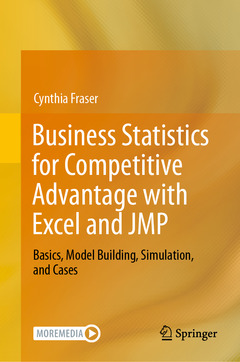 Couverture de l’ouvrage Business Statistics for Competitive Advantage with Excel and JMP 