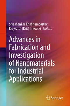 Cover of the book Advances in Fabrication and Investigation of Nanomaterials for Industrial Applications 
