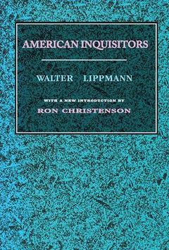 Couverture de l’ouvrage American Inquisitors