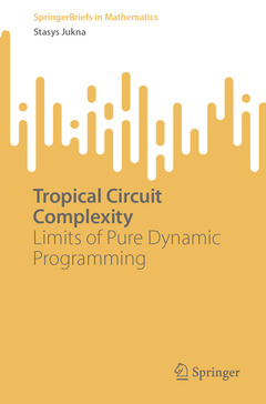 Couverture de l’ouvrage Tropical Circuit Complexity