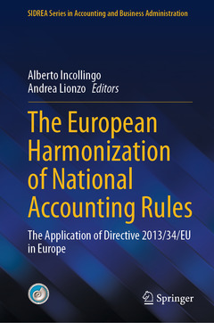Couverture de l’ouvrage The European Harmonization of National Accounting Rules