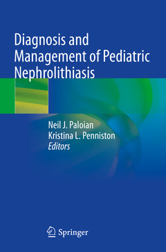 Couverture de l’ouvrage Diagnosis and Management of Pediatric Nephrolithiasis