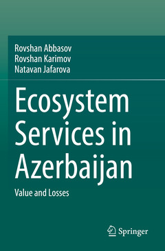 Couverture de l’ouvrage Ecosystem Services in Azerbaijan