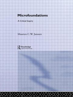 Couverture de l’ouvrage Microfoundations