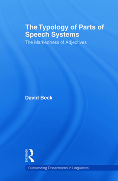 Couverture de l’ouvrage The Typology of Parts of Speech Systems