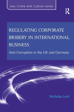 Couverture de l’ouvrage Regulating Corporate Bribery in International Business