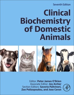 Couverture de l’ouvrage Clinical Biochemistry of Domestic Animals