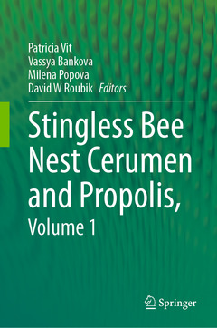 Couverture de l’ouvrage Stingless Bee Nest Cerumen and Propolis, Volume 1