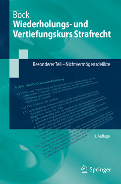Couverture de l’ouvrage Wiederholungs- und Vertiefungskurs Strafrecht