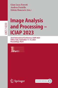 Couverture de l’ouvrage Image Analysis and Processing – ICIAP 2023
