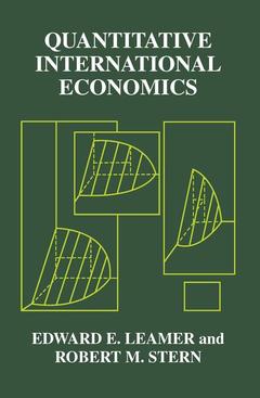 Couverture de l’ouvrage Quantitative International Economics
