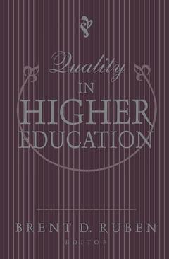 Cover of the book Quality in Higher Education