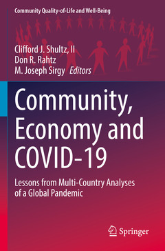 Cover of the book Community, Economy and COVID-19