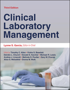 Couverture de l’ouvrage Clinical Laboratory Management