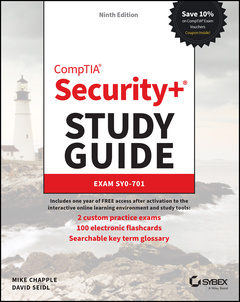 Cover of the book CompTIA Security+ Study Guide with over 500 Practice Test Questions