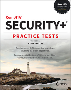 Couverture de l’ouvrage CompTIA Security+ Practice Tests