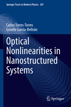 Couverture de l’ouvrage Optical Nonlinearities in Nanostructured Systems