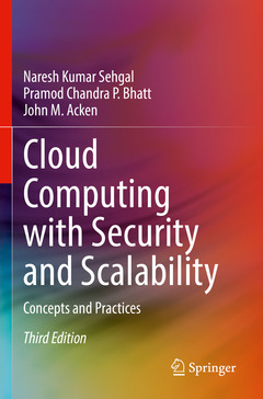 Cover of the book Cloud Computing with Security and Scalability.
