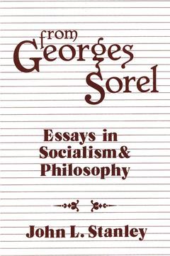 Couverture de l’ouvrage From Georges Sorel