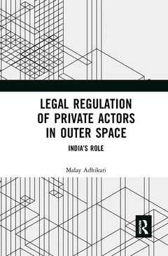 Couverture de l’ouvrage Legal Regulation of Private Actors in Outer Space