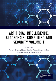 Cover of the book Artificial Intelligence, Blockchain, Computing and Security Volume 1
