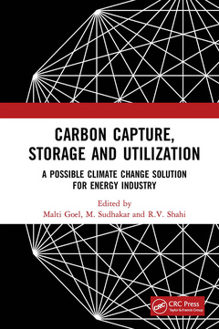 Couverture de l’ouvrage Carbon Capture, Storage and Utilization