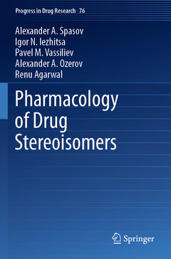 Couverture de l’ouvrage Pharmacology of Drug Stereoisomers