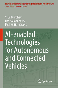 Couverture de l’ouvrage AI-enabled Technologies for Autonomous and Connected Vehicles