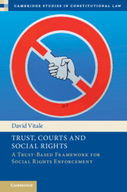 Couverture de l’ouvrage Trust, Courts and Social Rights