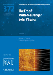 Couverture de l’ouvrage The Era of Multi-Messenger Solar Physics (IAU S372)
