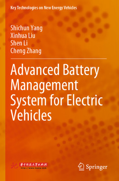 Couverture de l’ouvrage Advanced Battery Management System for Electric Vehicles