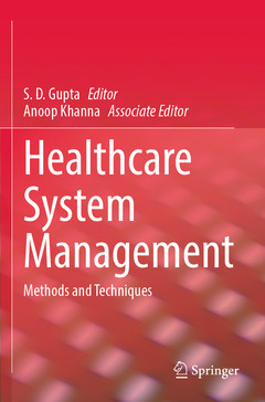 Couverture de l’ouvrage Healthcare System Management