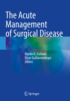 Couverture de l’ouvrage The Acute Management of Surgical Disease