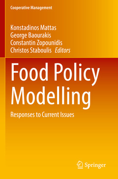 Couverture de l’ouvrage Food Policy Modelling 