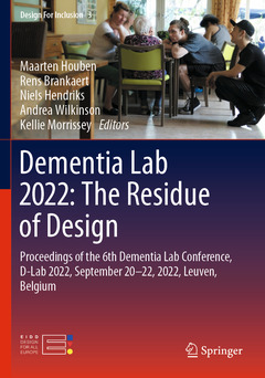 Couverture de l’ouvrage Dementia Lab 2022: The Residue of Design