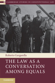 Couverture de l’ouvrage The Law As a Conversation among Equals