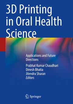 Couverture de l’ouvrage 3D Printing in Oral Health Science