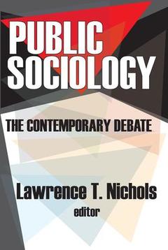 Couverture de l’ouvrage Public Sociology