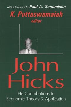 Couverture de l’ouvrage John Hicks