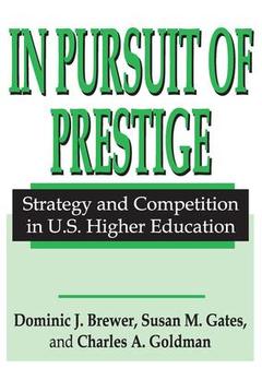Couverture de l’ouvrage In Pursuit of Prestige