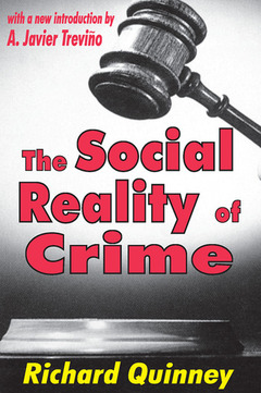 Couverture de l’ouvrage The Social Reality of Crime