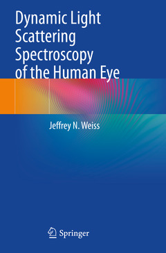 Couverture de l’ouvrage Dynamic Light Scattering Spectroscopy of the Human Eye