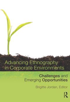 Couverture de l’ouvrage Advancing Ethnography in Corporate Environments