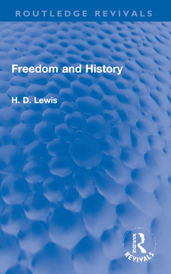 Couverture de l’ouvrage Freedom and History